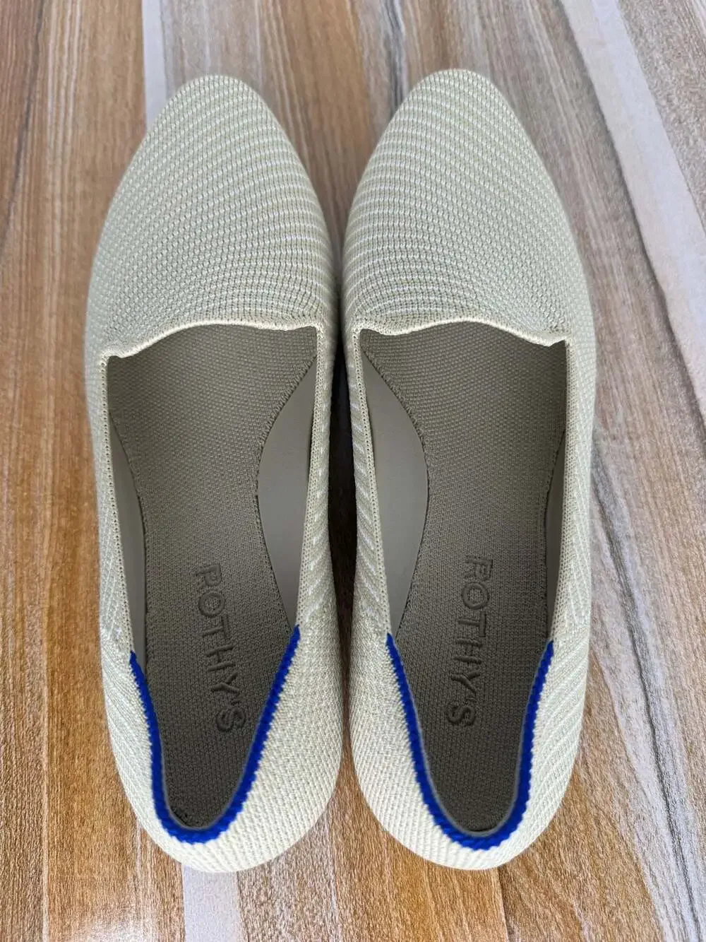 Rothy's The Almond Loafer Chai Twill Woven Flats Size W7